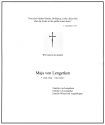 Maja von Lengerken - Death Notice Maja von Lengerken - Death Notice