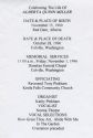 Alberta Quinn - Funeral Program - Page 2