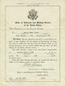 1918 - Order of induction for World War I