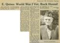 M Emmet Quinn - Mountaineer Newspaper - 1984 M Emmet Quinn - Mountaineer Newspaper - 1984