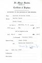 Baptismal Record Baptismal Record