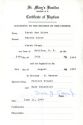 Baptismal Record Baptismal Record