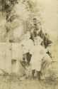 About 1919 - Ed Maxwell with his children Mary Jane and Charles