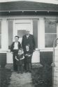Tom, Arrie, and Catherine Maxwell with Great Grandpa Moses Franklin McAnelly