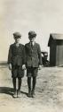 Tom and Ernie Quinn - Visiting Quinn farm in Montana - 1925