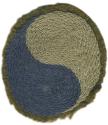 29th Division Insignia - aka - Blue and Gray Division - WWI uniform