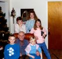 Christmas at T Mack Quinn home in Big Sandy, MT - 1988