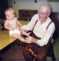 M Emmet Quinn and unknown baby M Emmet Quinn and unknown baby